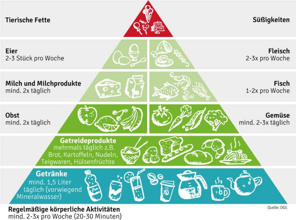 Die Ernährungspyramide 